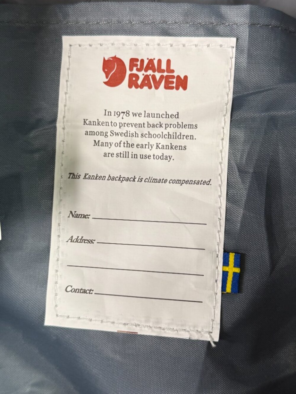 Fjall Raven Kanken Backpack GRAY FjallRaven - Picture 7 of 10